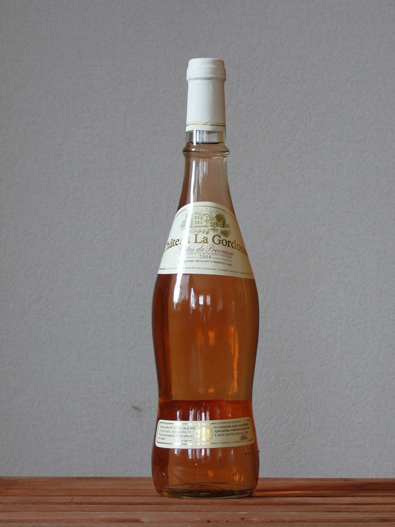 A single bottle of wine